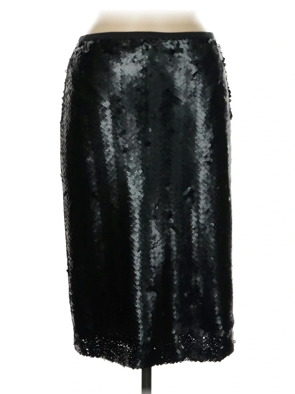 NWT! J. Crew Midnight Sequin Herringbone Pencil Skirt. Size 8.